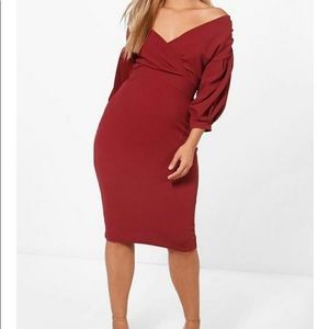 Off the shoulder dress